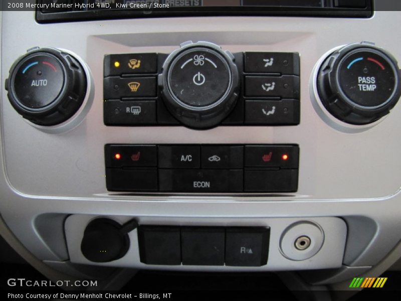 Controls of 2008 Mariner Hybrid 4WD