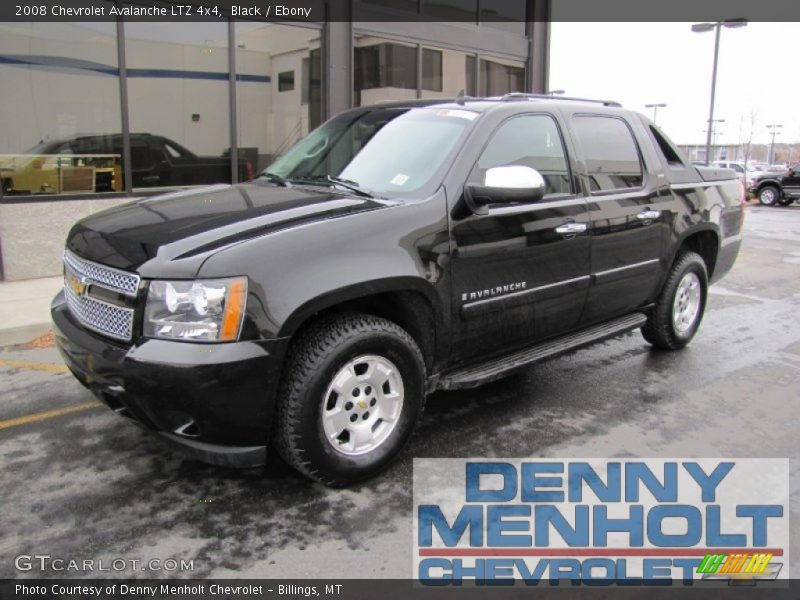 Black / Ebony 2008 Chevrolet Avalanche LTZ 4x4