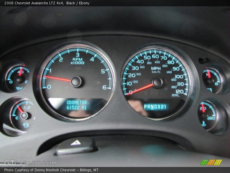  2008 Avalanche LTZ 4x4 LTZ 4x4 Gauges