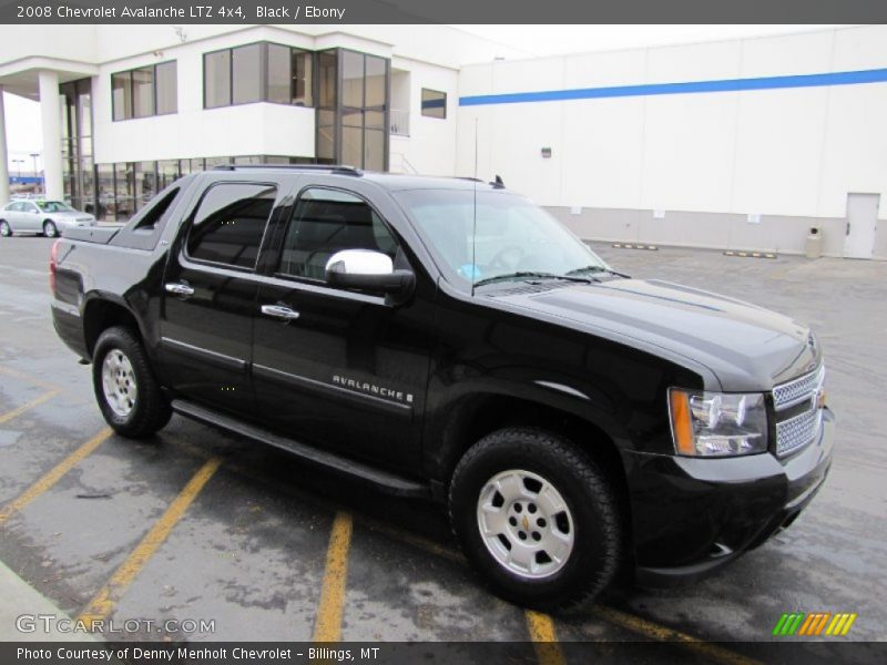 Black / Ebony 2008 Chevrolet Avalanche LTZ 4x4