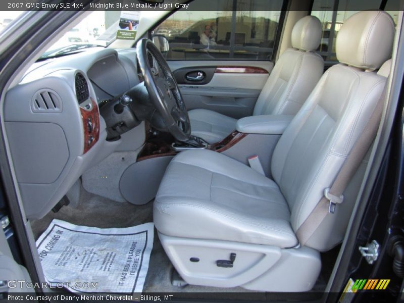 Midnight Blue Metallic / Light Gray 2007 GMC Envoy SLE 4x4
