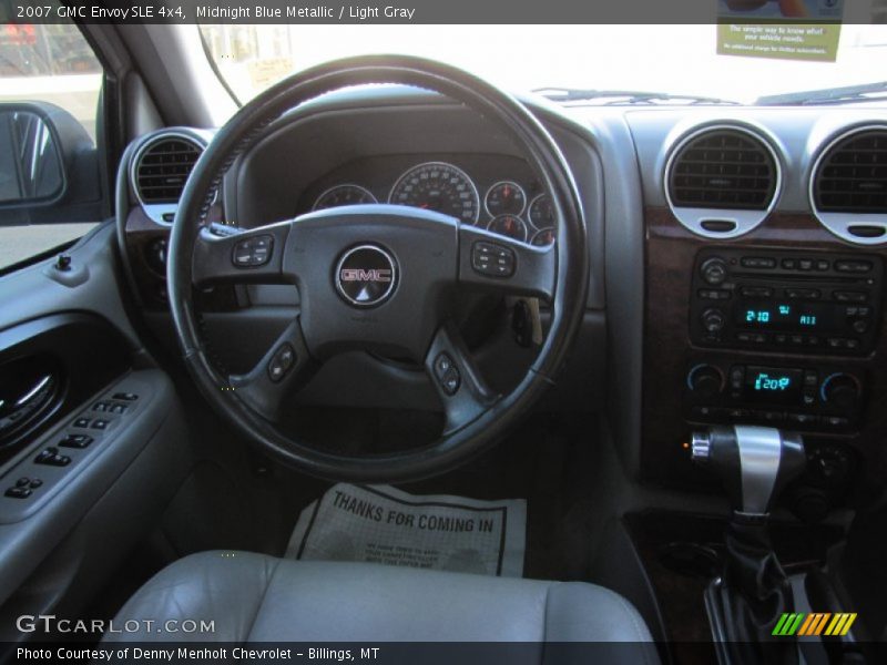 Midnight Blue Metallic / Light Gray 2007 GMC Envoy SLE 4x4