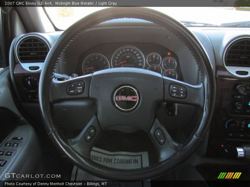 Midnight Blue Metallic / Light Gray 2007 GMC Envoy SLE 4x4