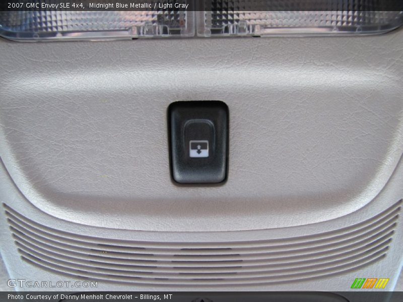 Midnight Blue Metallic / Light Gray 2007 GMC Envoy SLE 4x4