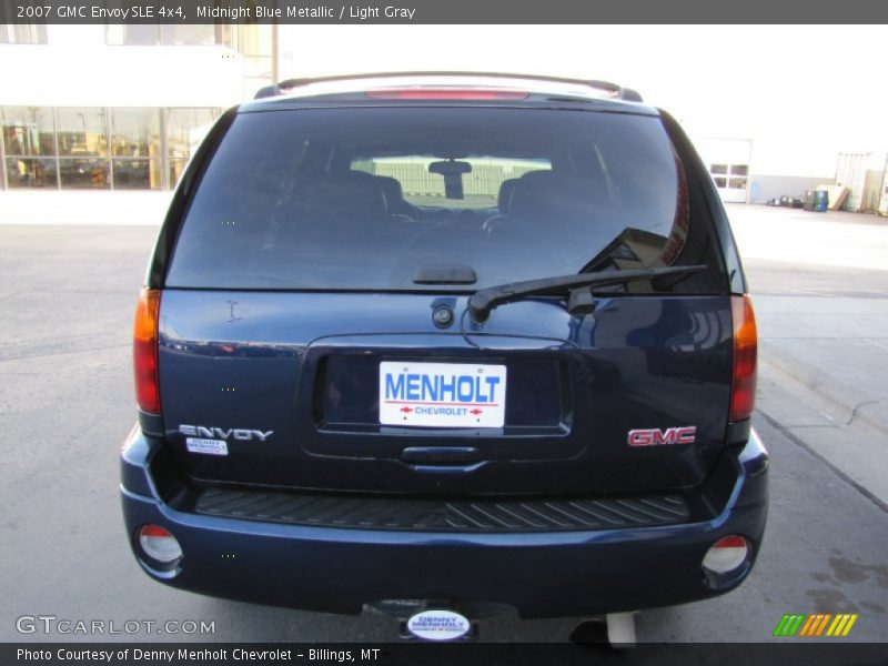 Midnight Blue Metallic / Light Gray 2007 GMC Envoy SLE 4x4