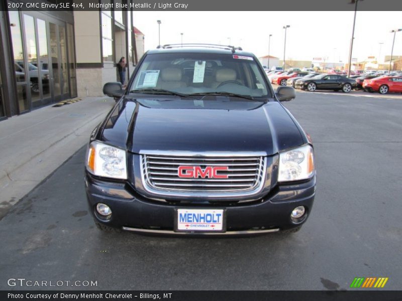 Midnight Blue Metallic / Light Gray 2007 GMC Envoy SLE 4x4