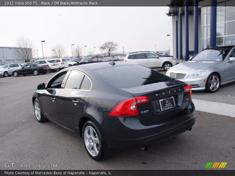 Black / Off Black/Anthracite Black 2012 Volvo S60 T5