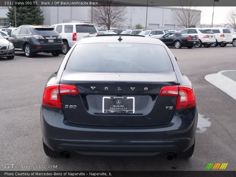 Black / Off Black/Anthracite Black 2012 Volvo S60 T5