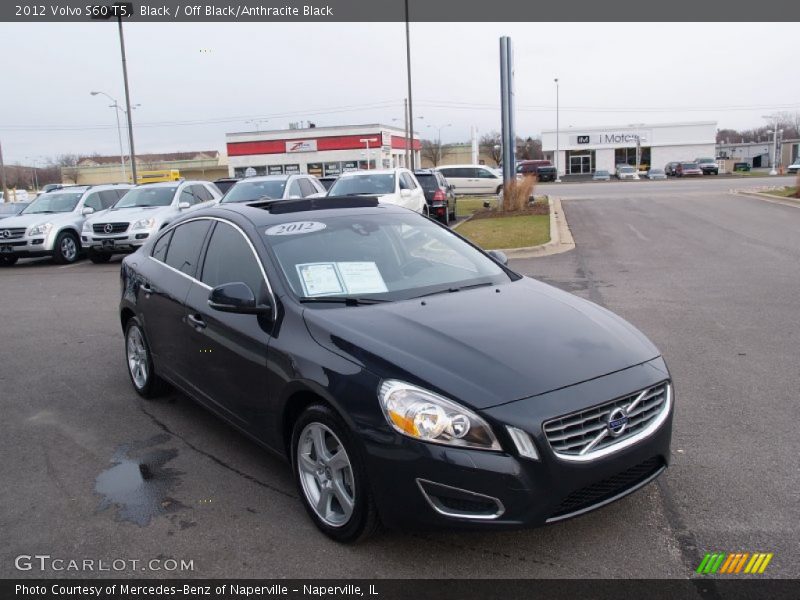 Black / Off Black/Anthracite Black 2012 Volvo S60 T5