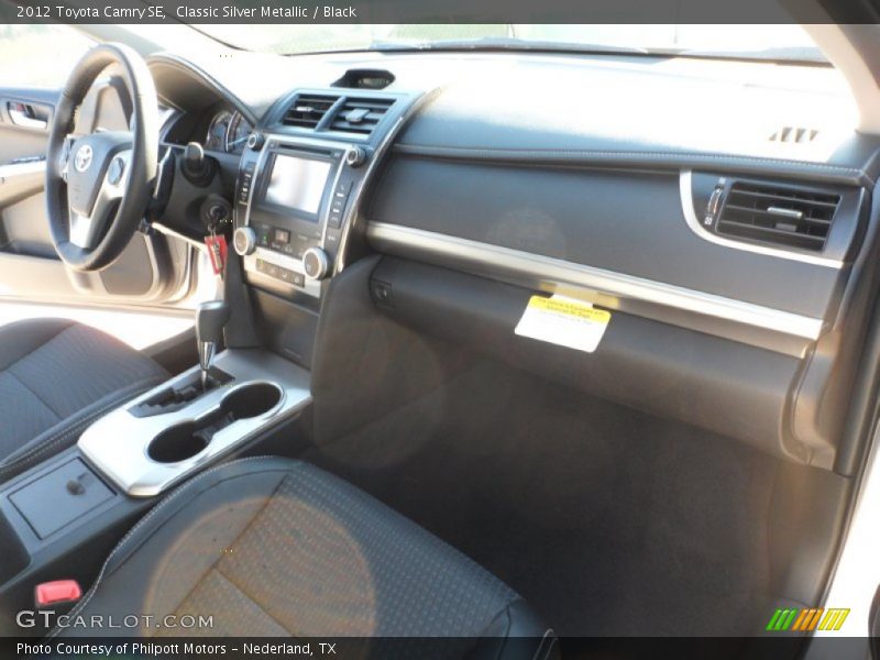 Classic Silver Metallic / Black 2012 Toyota Camry SE