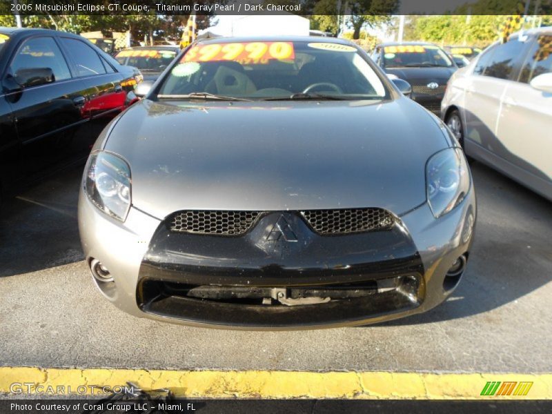 Titanium Gray Pearl / Dark Charcoal 2006 Mitsubishi Eclipse GT Coupe