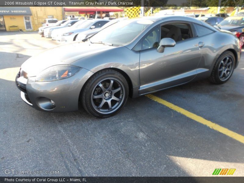 Titanium Gray Pearl / Dark Charcoal 2006 Mitsubishi Eclipse GT Coupe