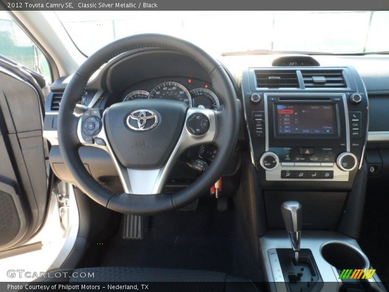 Classic Silver Metallic / Black 2012 Toyota Camry SE