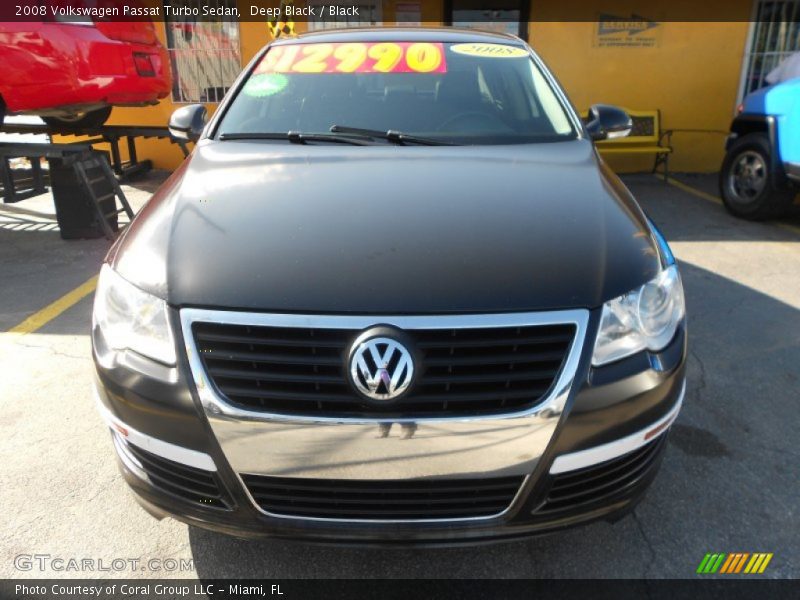 Deep Black / Black 2008 Volkswagen Passat Turbo Sedan