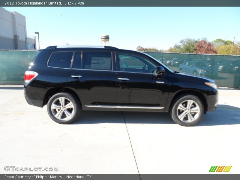 Black / Ash 2012 Toyota Highlander Limited