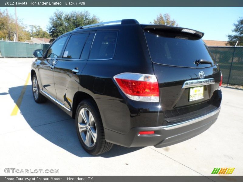Black / Ash 2012 Toyota Highlander Limited
