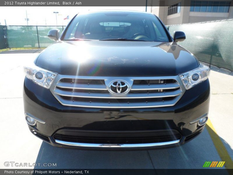 Black / Ash 2012 Toyota Highlander Limited