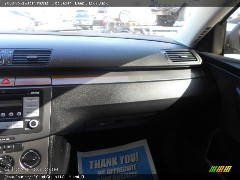 Deep Black / Black 2008 Volkswagen Passat Turbo Sedan