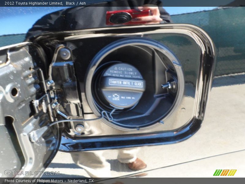 Black / Ash 2012 Toyota Highlander Limited