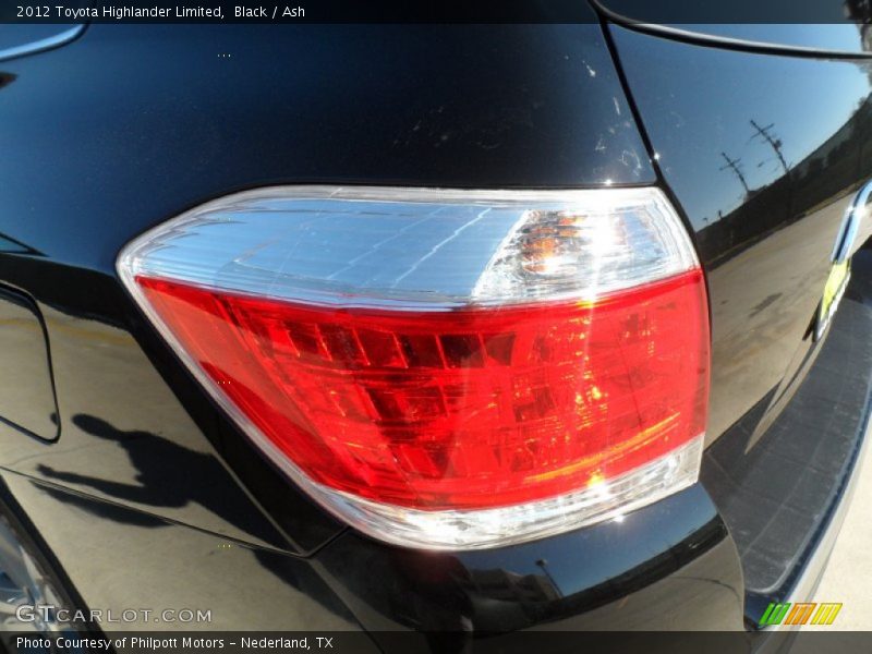 Black / Ash 2012 Toyota Highlander Limited