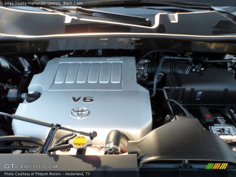 Black / Ash 2012 Toyota Highlander Limited