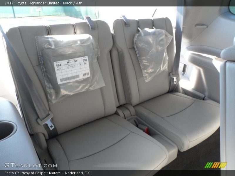 Black / Ash 2012 Toyota Highlander Limited