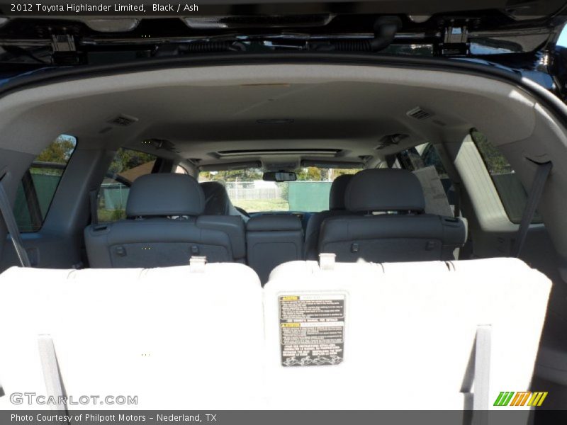 Black / Ash 2012 Toyota Highlander Limited