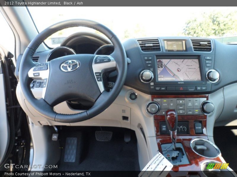 Black / Ash 2012 Toyota Highlander Limited