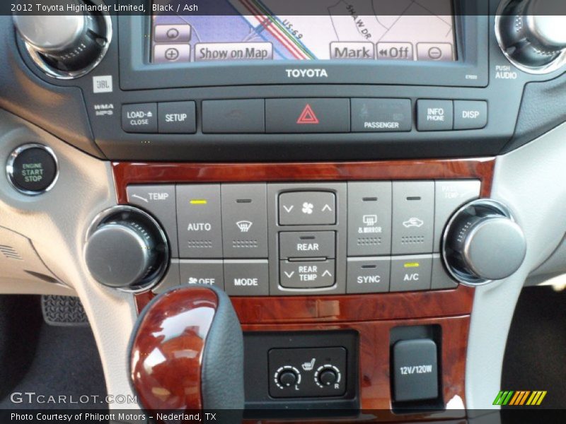 Black / Ash 2012 Toyota Highlander Limited