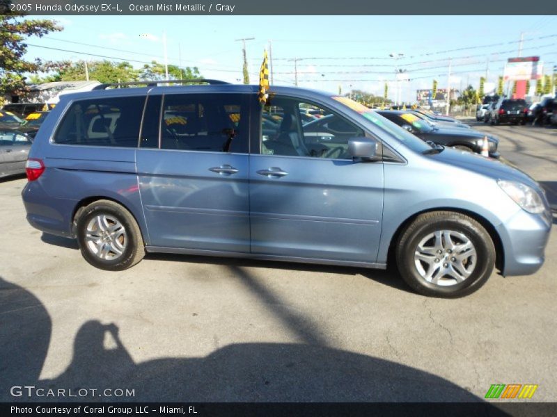 Ocean Mist Metallic / Gray 2005 Honda Odyssey EX-L