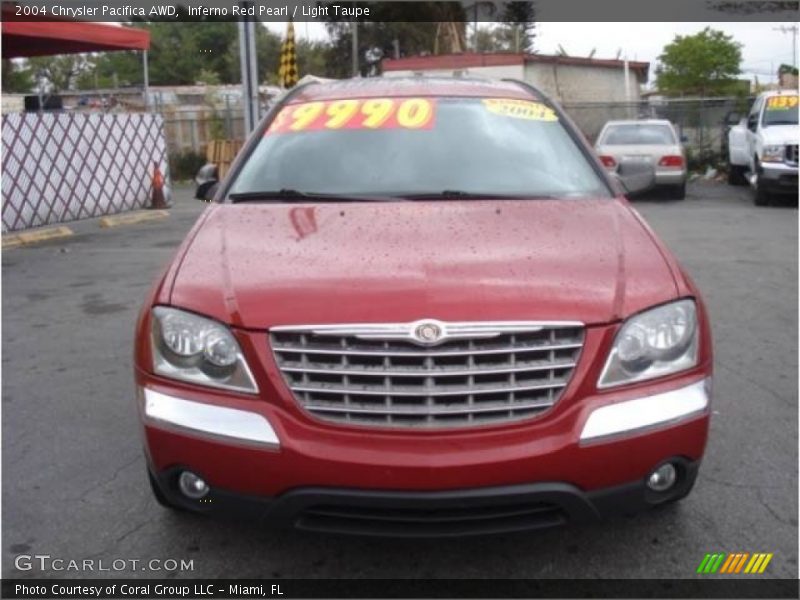 Inferno Red Pearl / Light Taupe 2004 Chrysler Pacifica AWD