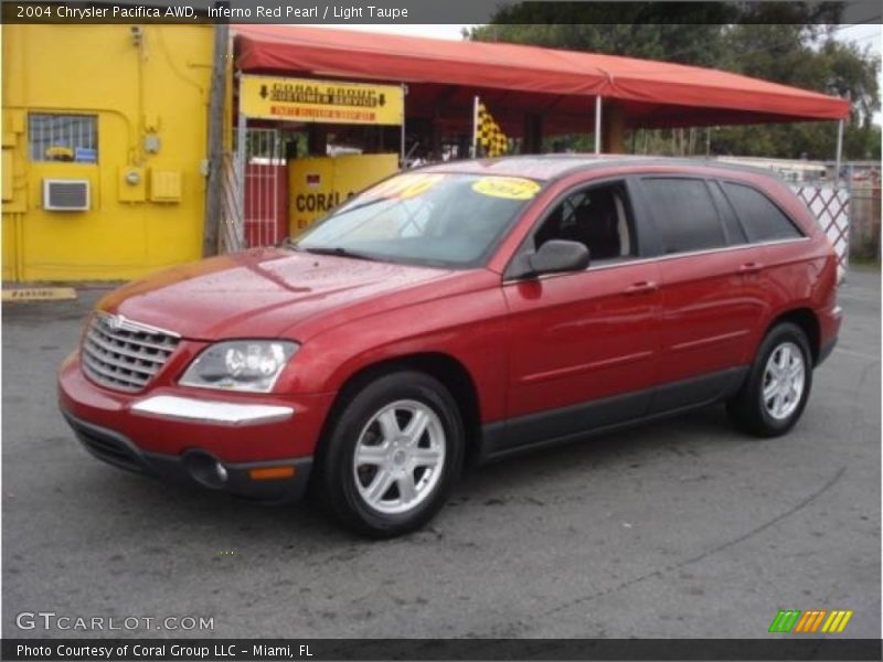 Inferno Red Pearl / Light Taupe 2004 Chrysler Pacifica AWD