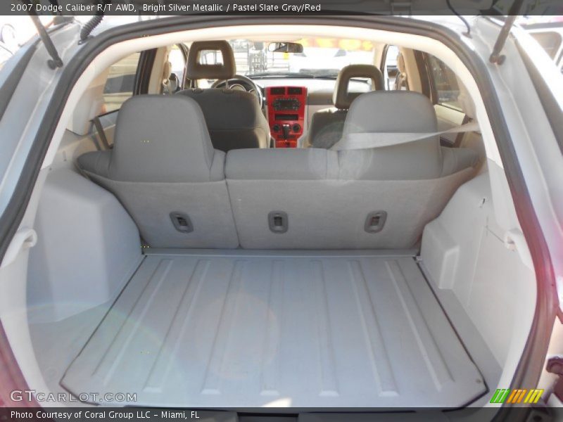 Bright Silver Metallic / Pastel Slate Gray/Red 2007 Dodge Caliber R/T AWD