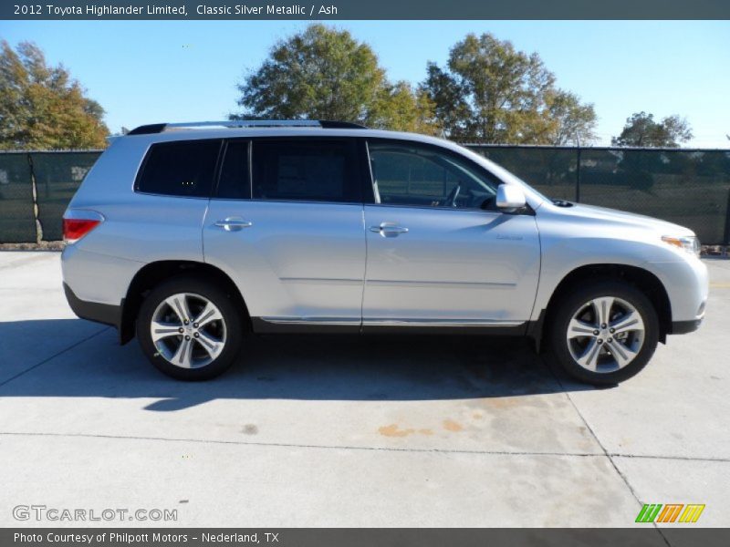 Classic Silver Metallic / Ash 2012 Toyota Highlander Limited