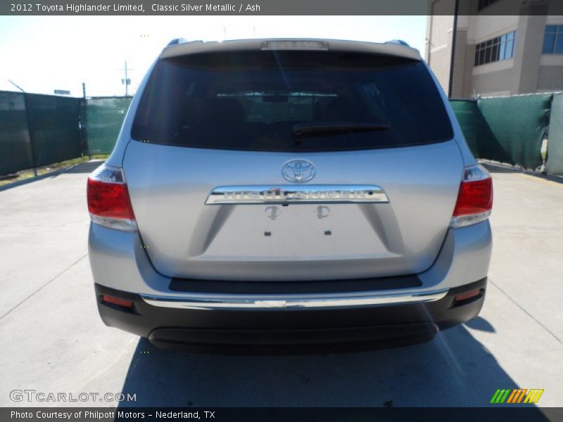 Classic Silver Metallic / Ash 2012 Toyota Highlander Limited