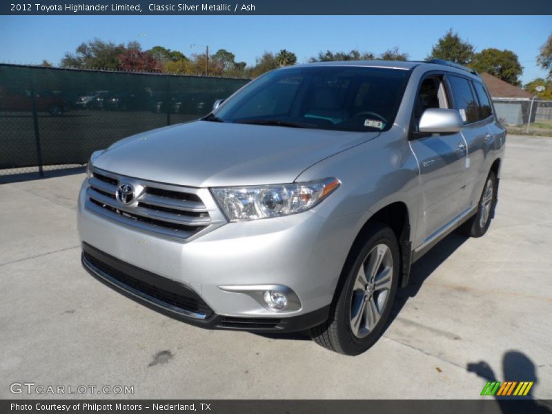 Classic Silver Metallic / Ash 2012 Toyota Highlander Limited
