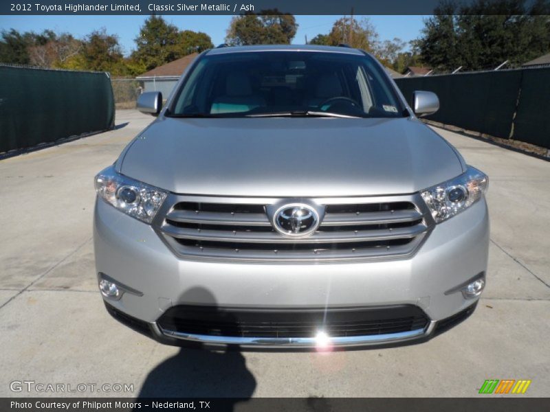 Classic Silver Metallic / Ash 2012 Toyota Highlander Limited
