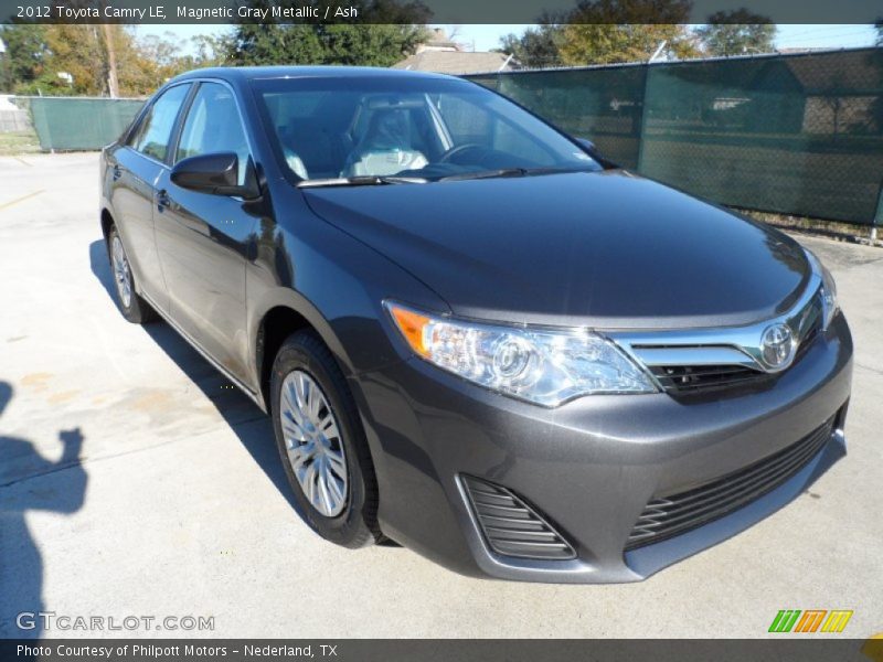 Magnetic Gray Metallic / Ash 2012 Toyota Camry LE
