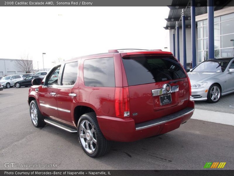 Sonoma Red / Ebony 2008 Cadillac Escalade AWD