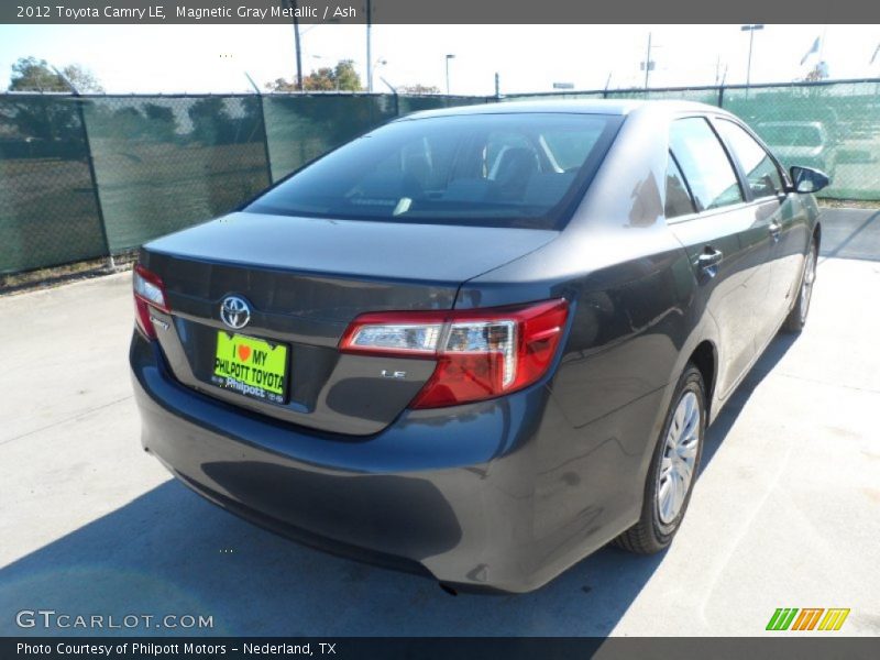 Magnetic Gray Metallic / Ash 2012 Toyota Camry LE