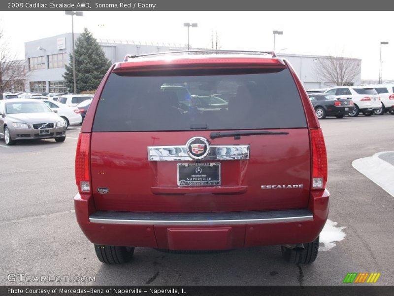 Sonoma Red / Ebony 2008 Cadillac Escalade AWD
