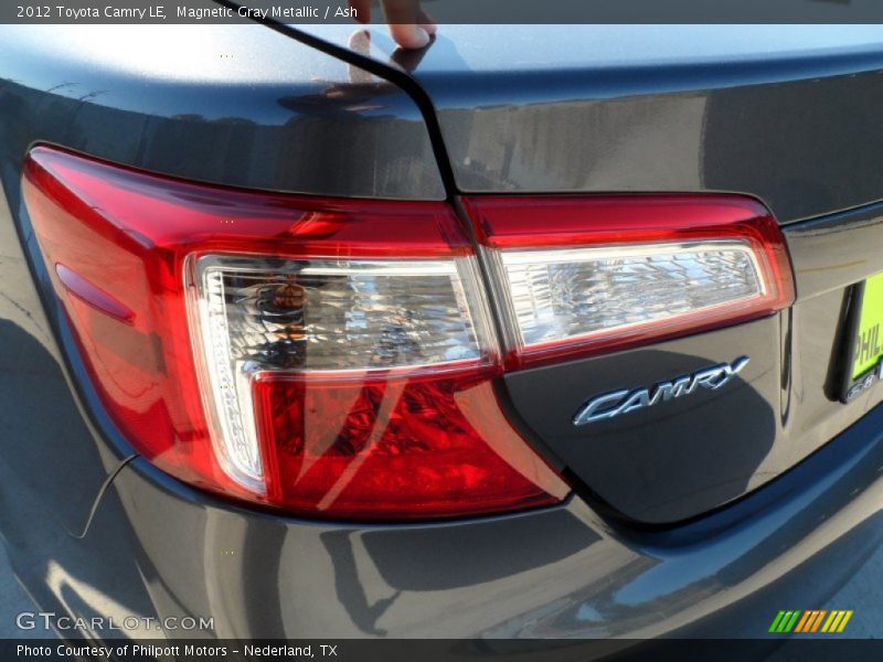 Magnetic Gray Metallic / Ash 2012 Toyota Camry LE