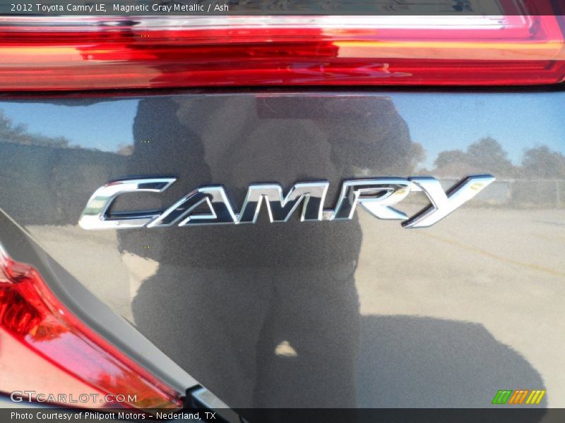 Magnetic Gray Metallic / Ash 2012 Toyota Camry LE