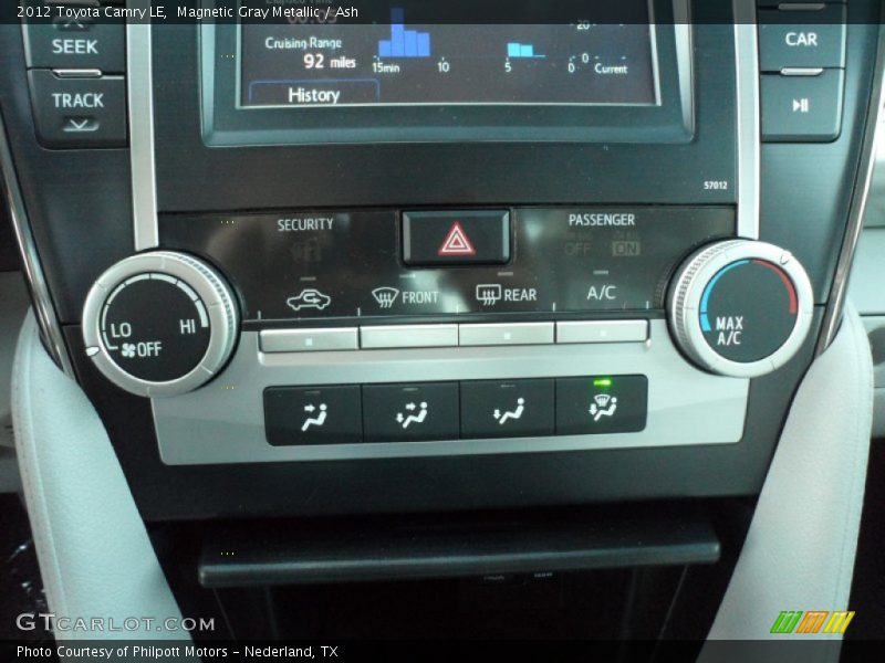 Magnetic Gray Metallic / Ash 2012 Toyota Camry LE