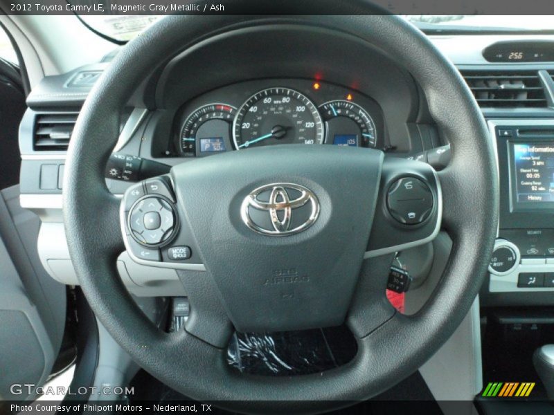 Magnetic Gray Metallic / Ash 2012 Toyota Camry LE