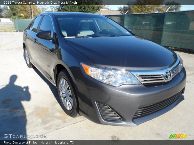 Magnetic Gray Metallic / Ash 2012 Toyota Camry L