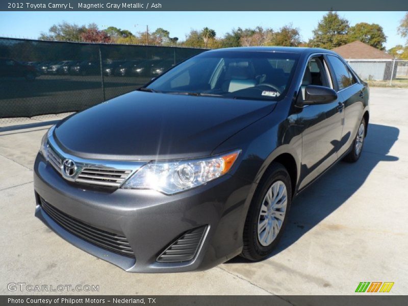 Magnetic Gray Metallic / Ash 2012 Toyota Camry L