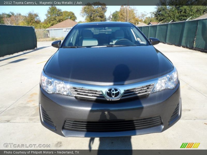 Magnetic Gray Metallic / Ash 2012 Toyota Camry L