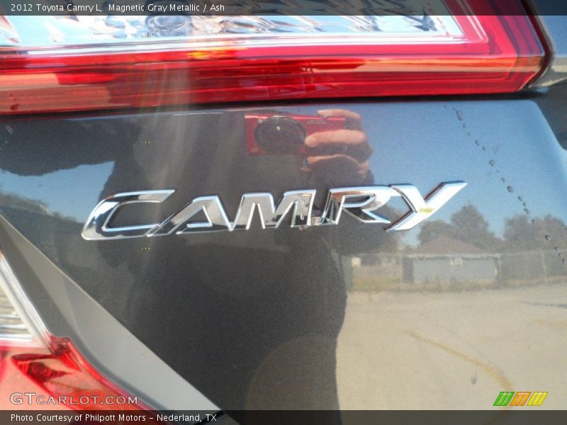 Magnetic Gray Metallic / Ash 2012 Toyota Camry L