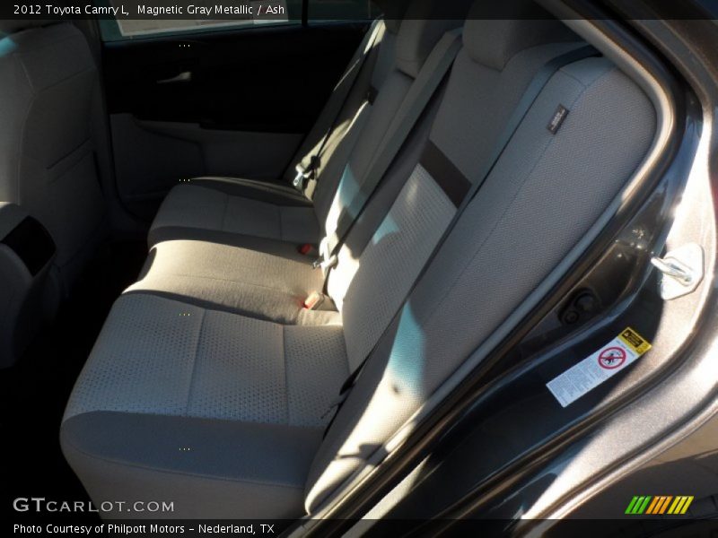 Magnetic Gray Metallic / Ash 2012 Toyota Camry L